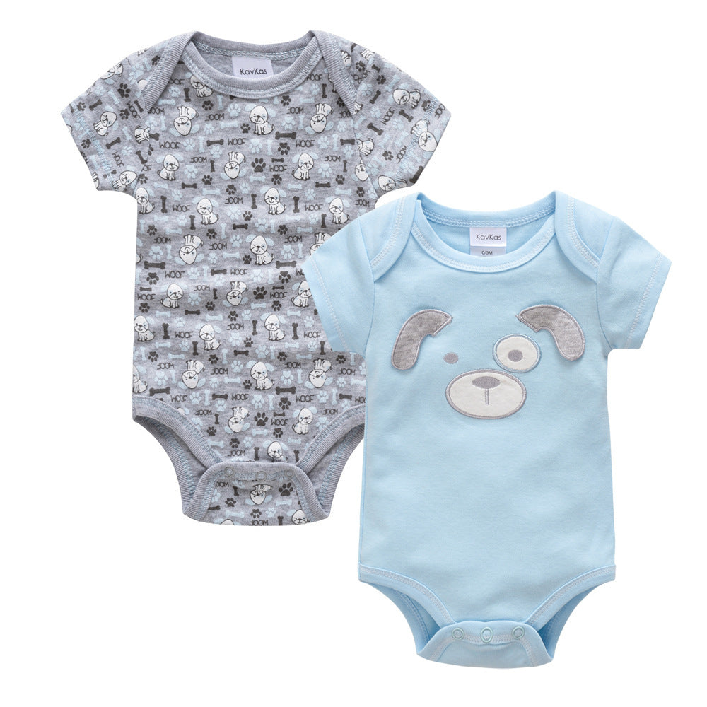 2 Piece Short Sleeve Baby Rompers