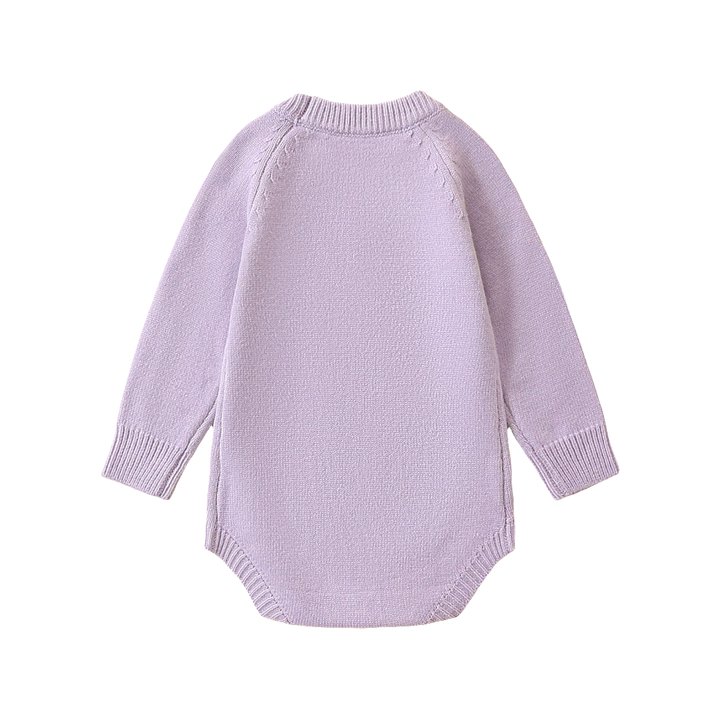 Floral Lavender One-Piece with Buttons