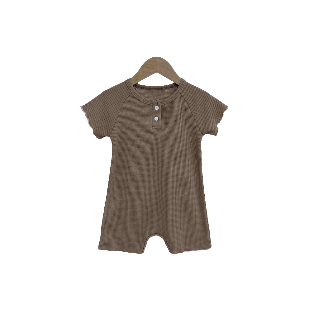 Short Sleeve One-Piece Casual Going Out Baby Rompers
