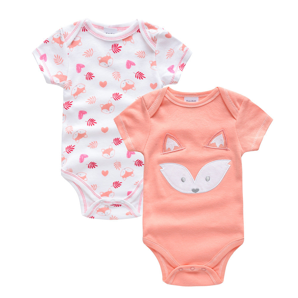 2 Piece Short Sleeve Baby Rompers